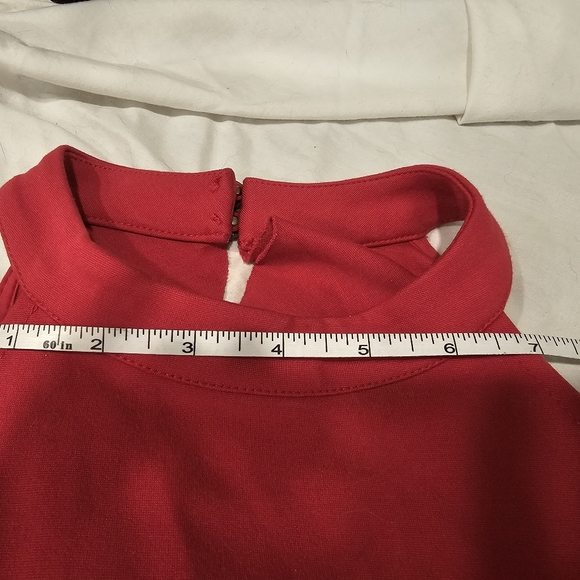 Beautiful Red Off The Shoulder Free People Dress - Picture 10 of 10